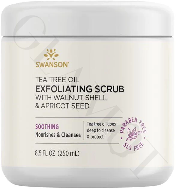 Swanson Tea Tree Oil Exfoliating Scrub 3 Swanson Tea Tree Oil Exfoliating Scrub
