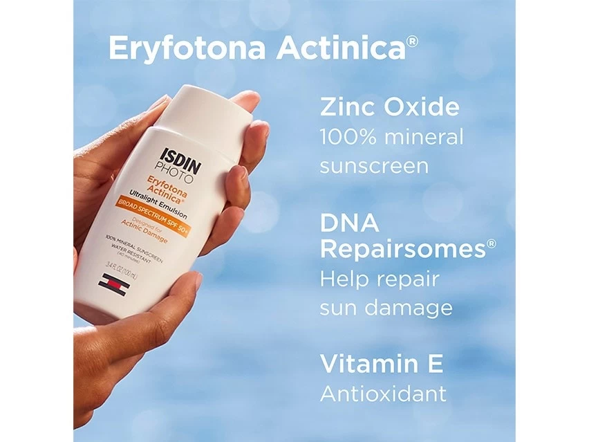 ISDIN Eryfotona Actinica Daily Lightweight Mineral SPF 50+ Sunscreen 10 ISDIN Eryfotona Actinica Daily Lightweight Mineral SPF 50+ Sunscreen - Image 8