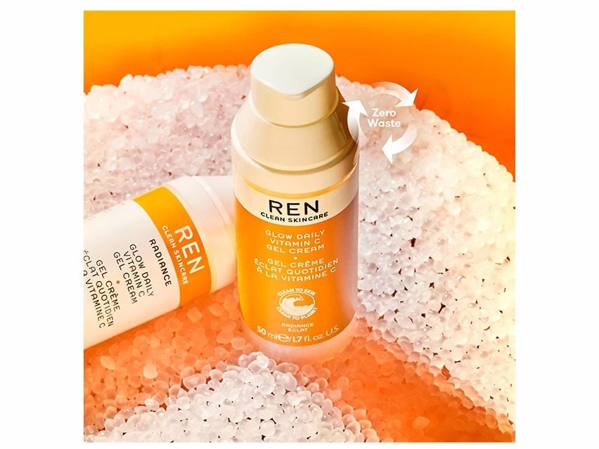 REN Clean Skincare Glow Daily Vitamin C Gel Cream Moisturizer 8 REN Clean Skincare Glow Daily Vitamin C Gel Cream Moisturizer - Image 6