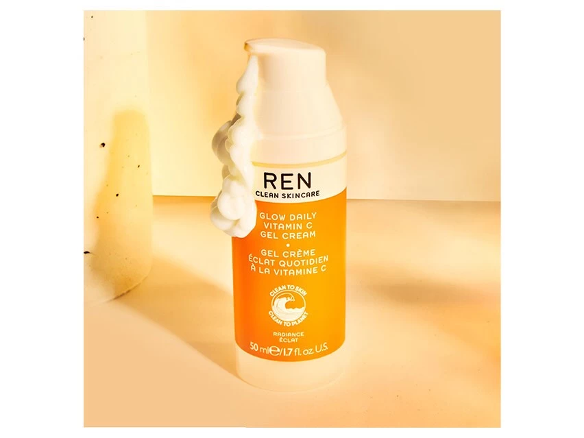REN Clean Skincare Glow Daily Vitamin C Gel Cream Moisturizer 6 REN Clean Skincare Glow Daily Vitamin C Gel Cream Moisturizer - Image 4