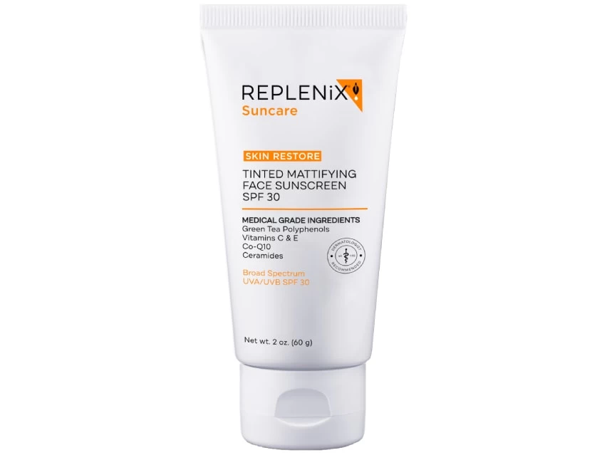 Replenix Tinted Mattifying Face Sunscreen SPF 30 3 Replenix Tinted Mattifying Face Sunscreen SPF 30