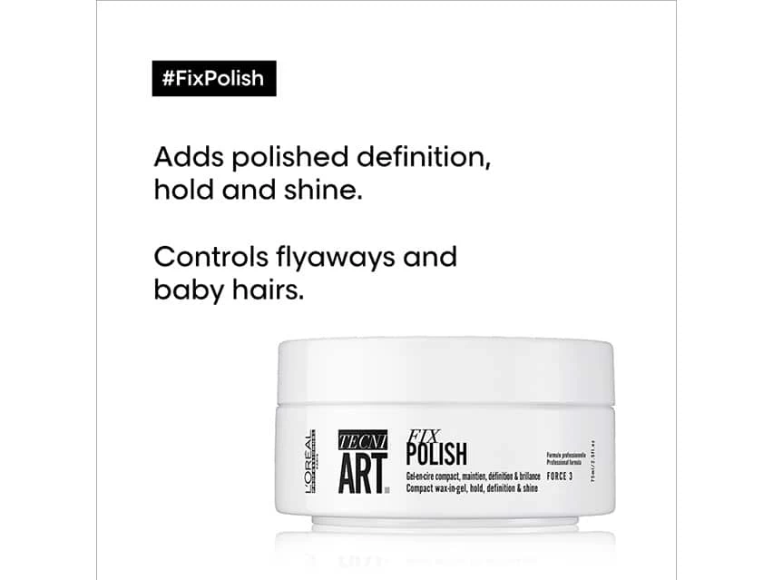 L'Oreal Professionnel Tecni.Art Fix Polish Compact Wax-in-Gel 5 L'Oreal Professionnel Tecni.Art Fix Polish Compact Wax-in-Gel - Image 3